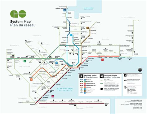 Go Transit System Map
