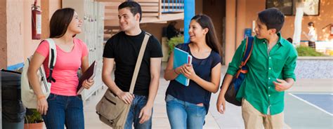 Students Going To Class Cedar Valley High