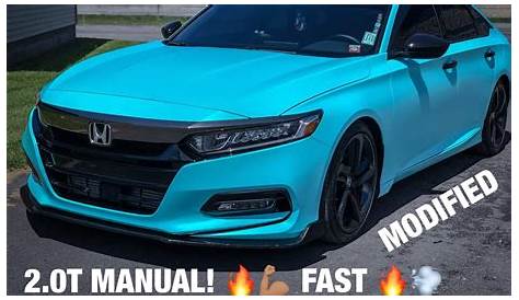 2019 honda accord sport 2.0t manual fastest tuned and modified - YouTube