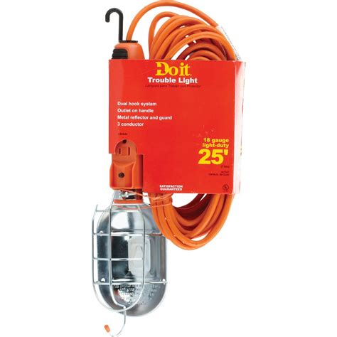 Do It Premium 75w Incandescent Trouble Light With 25 Ft Power Cord