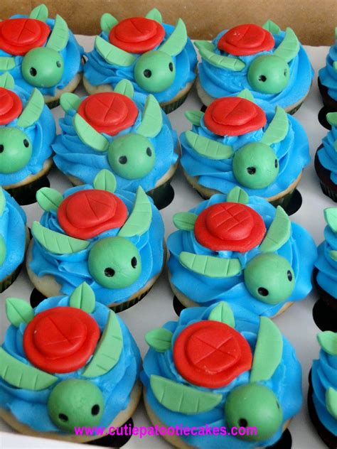 Turtle Cupcakes Love Them Cupcake Cakes Turtle Cupcakes Sugar