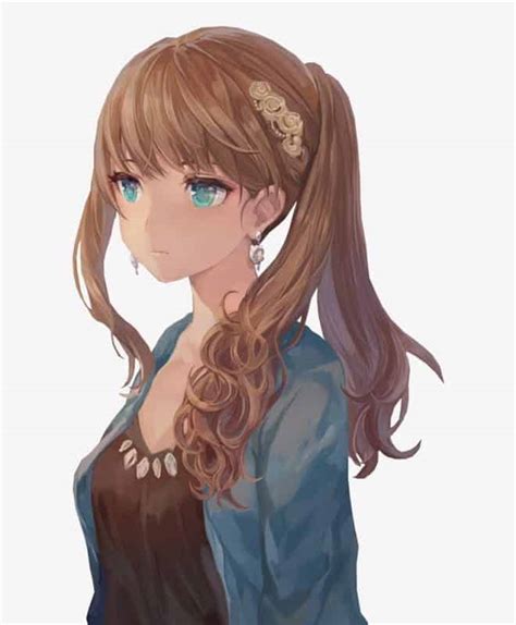 Cute Hairstyle Ideas For Anime Girl With Brown Hair