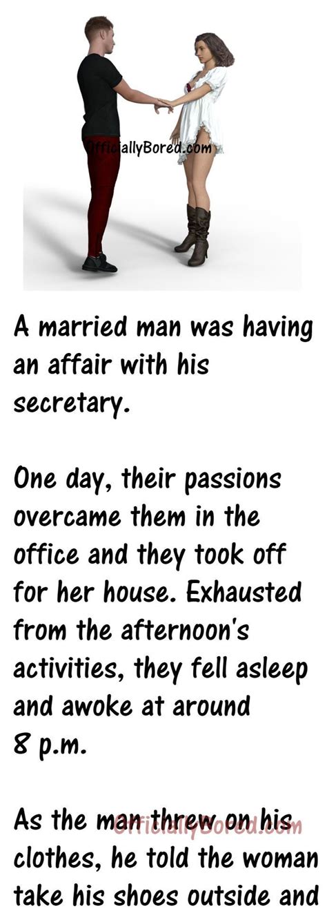 When A Having An Affair Stayed At His Secretary’s House Funny Marriage Jokes Clean Funny