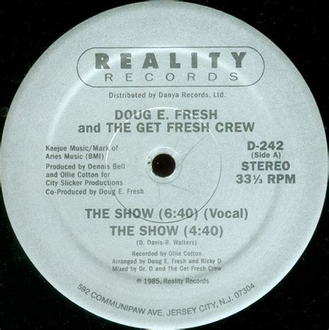 Doug E Fresh And The Get Fresh Crew Doug E Fresh And Mc Ricky D
