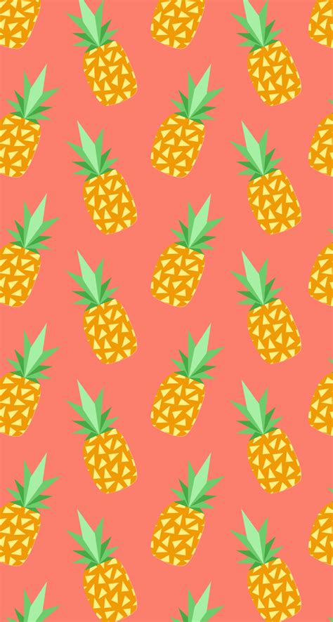 49 Cute Pineapple Wallpaper For Iphones Wallpapersafari