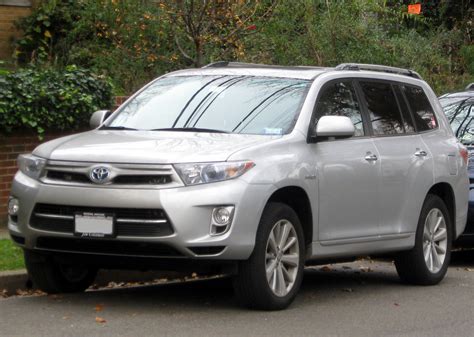 The history based value of a car takes into account the vehicle's condition, number of owners, service history, and other factors. File:2011 Toyota Highlander Hybrid Limited -- 11-20-2011 1.jpg - Wikimedia Commons