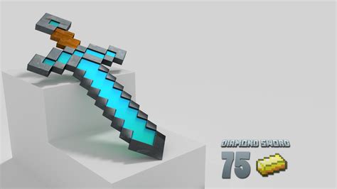 Diamond Sword From Minecraft By Theantik63 On Deviantart
