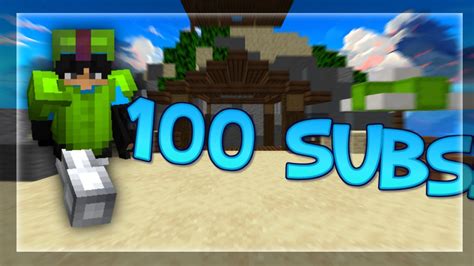 100 Sub Special Bedwars Montage Youtube