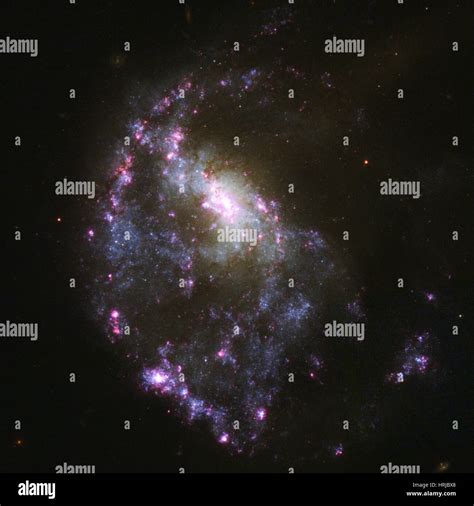 Ngc 922 Spiral Galaxy Optical Stock Photo Alamy