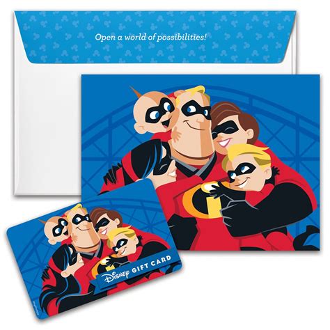 Turn unused gift cards into cash or buy discount gift cards to save money every time you shop with cardcash. Incredibles Disney Gift Card | shopDisney