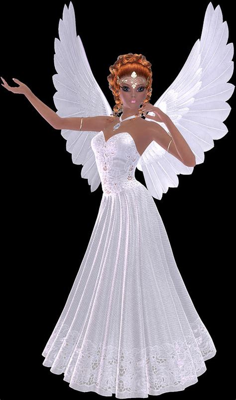 African American Angel Girl Digital Art By Marcella