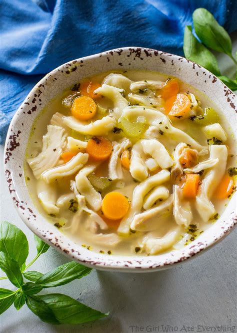 Simple Way To Homemade Thick Chicken Noodle Soup Recipe