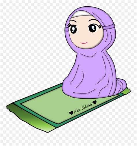 Kumpulan animasi muslimah sholat gokil abis via topgokilabis.blogspot.com. Islam Clipart Solat - Gambar Kartun Muslimah Shalat - Png ...