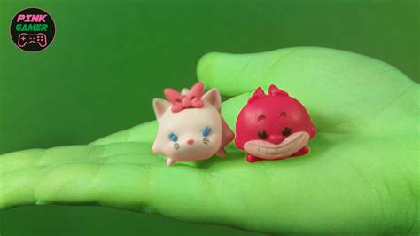 Tsum Marie And Cheshire Cat Figurines Pink Gamer By Gingerwinifer On