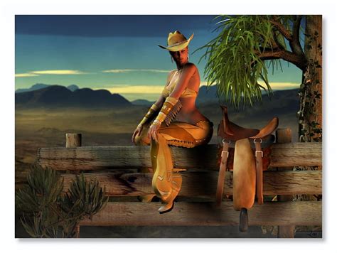 Cowgirl Sitting On Fence Hat Fence Cowgirl Sky Hd Wallpaper Peakpx