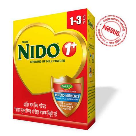 So when it comes to their growth, we want to give them everything. Nestlé Nido 1+ Growing Up Milk Powder BIB (1-3 Years ...