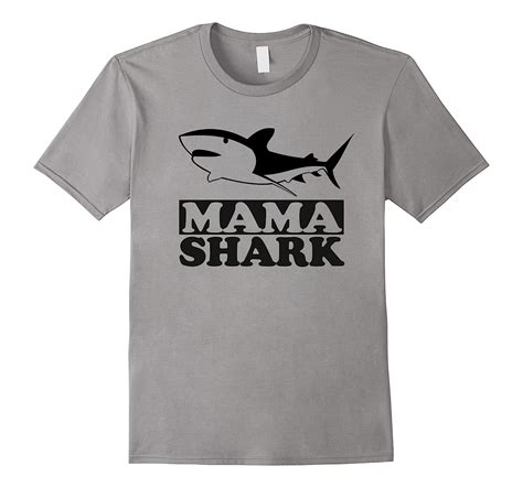 Mama Shark T Shirt Mother 4lvs
