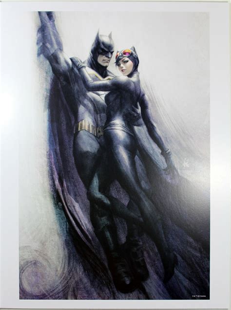 Comicartgallery Batman Catwoman By Stanley Lau Artgerm