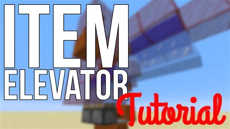 New Item Elevator Tutorial Working Youtube