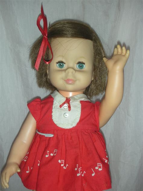 Rare Vintage 1960s Mattel Singing Chatty Cathy Doll All Original