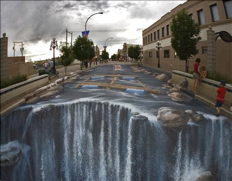 Virtual World Of Blogging Amazing 3d Street Art