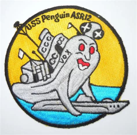 original us navy vietnam war 1960 s uss penguin asr 12 patch p97 19 99 picclick