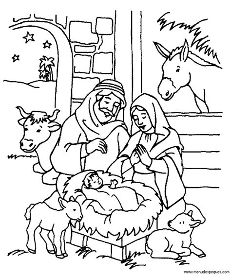Colorear Navidad 94 Pesebres Nacimiento De Jesús Nativity Coloring