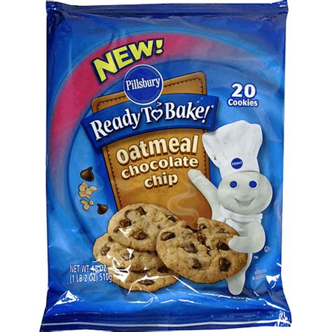Sugar cookies include the following ingredients: Pillsbury Ready To Bake! Cookies, Oatmeal Chocolate Chip ...