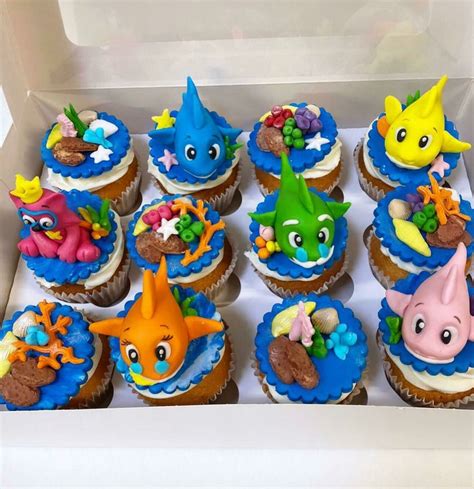 Baby Shark Cupcakes Box Of 10