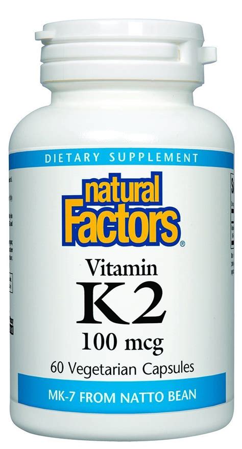 Vitamin k2 has recently gained popularity in smaller health circles for its many please consult your medical professional before taking any supplement or food source of vitamin k2. Natural Factors - Vitamin K2 100mcg, Supports Bone ...