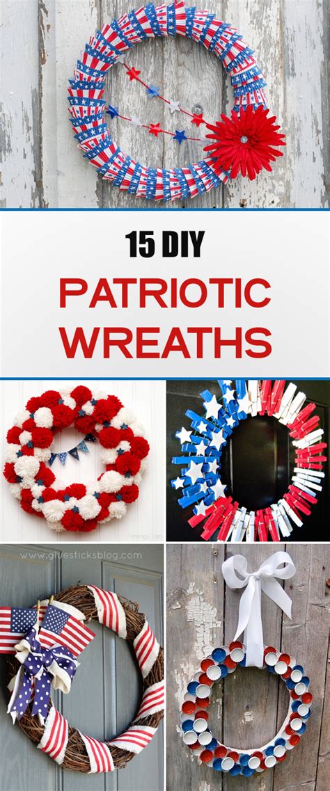 15 Creative Diy Patriotic Wreaths That Are Perfect For The 4th Of July