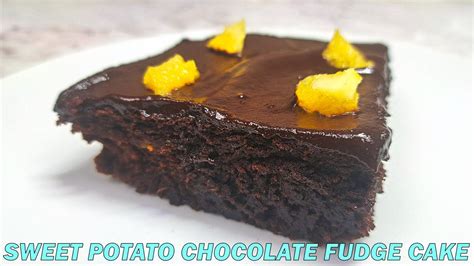 Sweet Potato Chocolate Fudge Cake Tasty Cake Recipe Tutorial Youtube