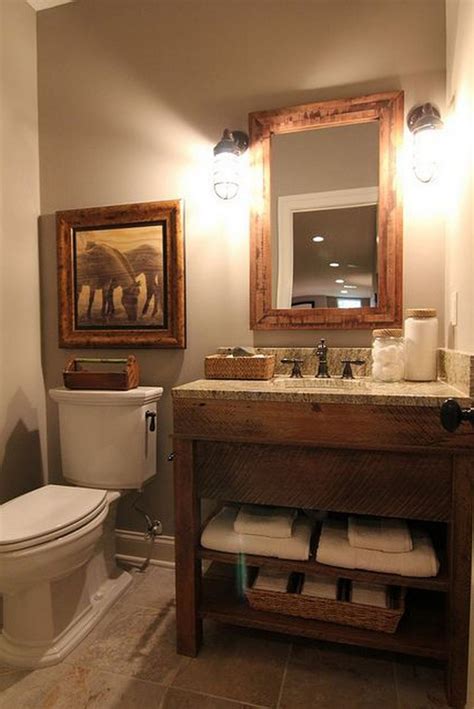 Do you find cabin style bathrooms. 41+ The Top Rustic Small Bathroom Ideas With Wooden Decor ...