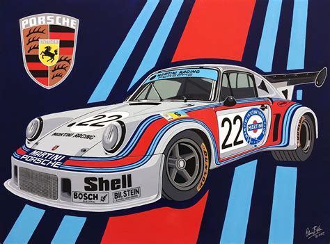 1974 Porsche 911 Carrera Rsr Turbo 21 Painting And Drawing By Clive
