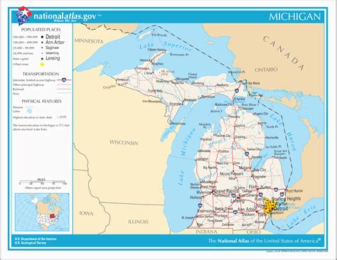 Maps Of Michigan With Cities Secretmuseum