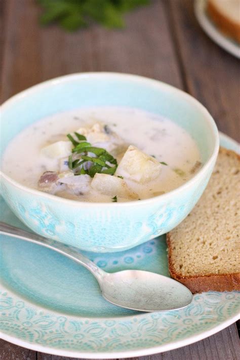 Dairy Free Clam Chowder Against All Grain Delectable Paleo Recipes