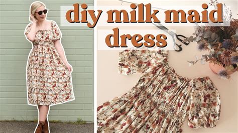 Diy Milk Maid Dress From 5 Rectangles Of Fabric — Rosery Apparel