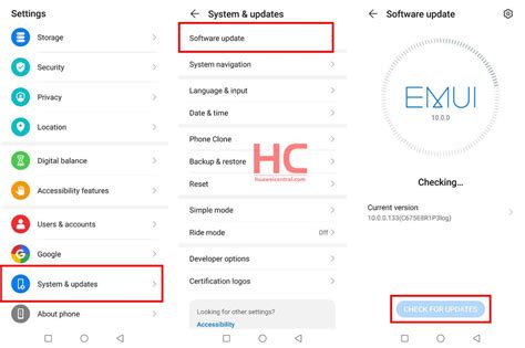 How To Check Software Update Of Your Huawei Phones On Emui 10 Laptrinhx