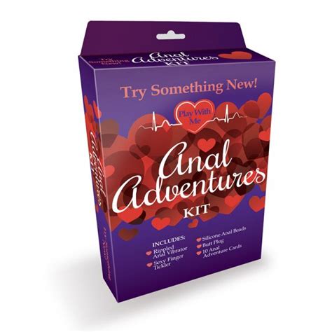 Play With Me Anal Adventures Kit 6 Piece Set The Red Lantern Adult Shop