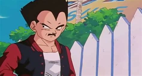 It's so bad that his own daughter scolds him for it and has it shaved off. 4 Coisas Ridículas Em Dragon Ball GT - Ei Nerd