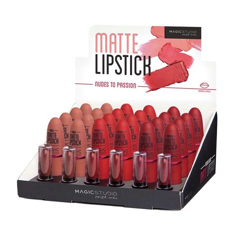 Ruj Buze Mat Nudes To Passion Matte Lipstick Magic Studio Set Cu