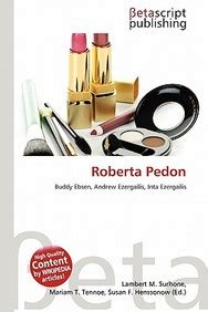 Buy Roberta Pedon Book Lambert M Surhone Mariam T Tennoe Susan F