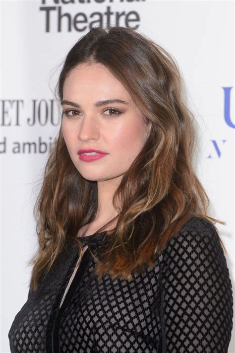 Lily James At The 2017 National Theatre Gala Lily James Celebrity Beauty Beauty