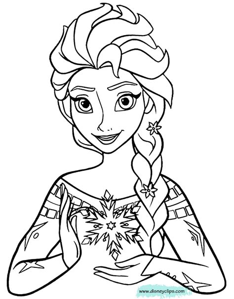 Frozen coloring pages are very suitable for the children because they can learn about good… 50 people worked on the technology for the scene where elsa builds her ice palace. Frozen Coloring Pages | Disneyclips.com