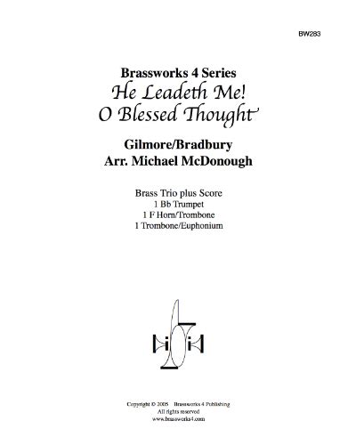 He Leadeth Me O Blessed Thought Sheet Music By William Bradbury Nkoda