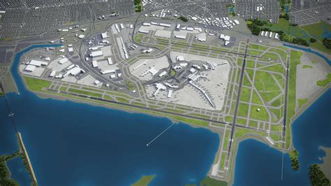 New York John F Kennedy International Airport Jfk 3d Model By