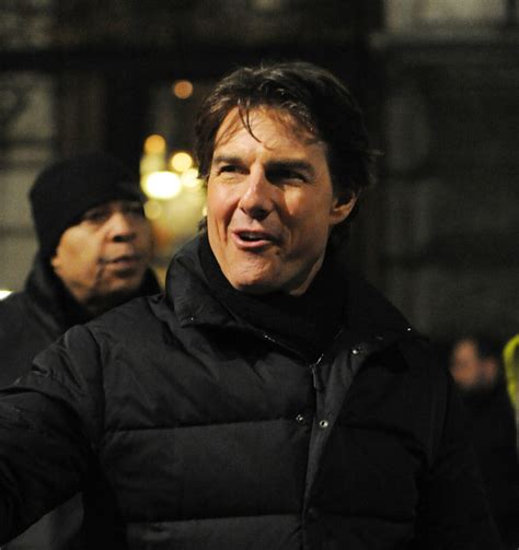Photo Tom Cruise est sur le tournage du film Mission Impossible à Londres le février