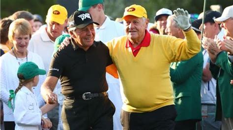 Jack Nicklaus Gary Player Get Things Started At Masters With