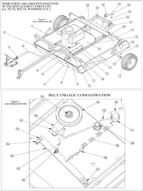 Swisher 44 Finish Mower Belt Diagram