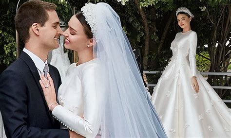 Im goin to guitar center to get these things done. Miranda Kerr shares snaps of wedding to Snapchat founder ...